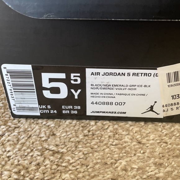 Air Jordan Retro 5 Black Grape - Picture 5 of 10